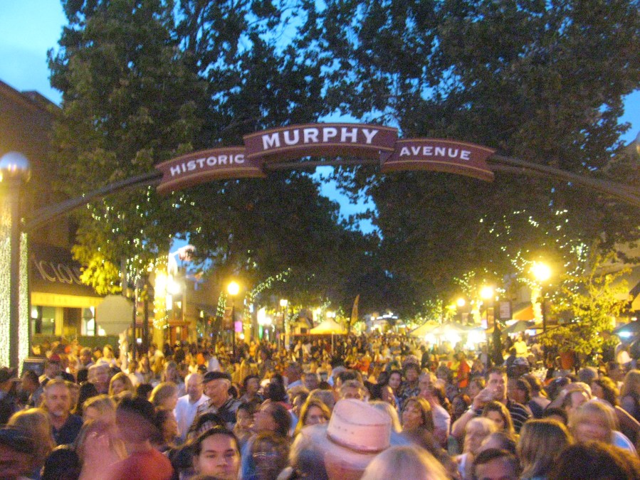 Downtown Sunnyvale Summer Concert Nightlife